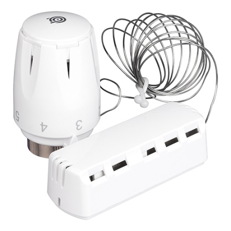 Термостатическая головка TEBO жидкостная с выносным датчиком Термостатическая головка TEBO жидкостная с выносным датчиком