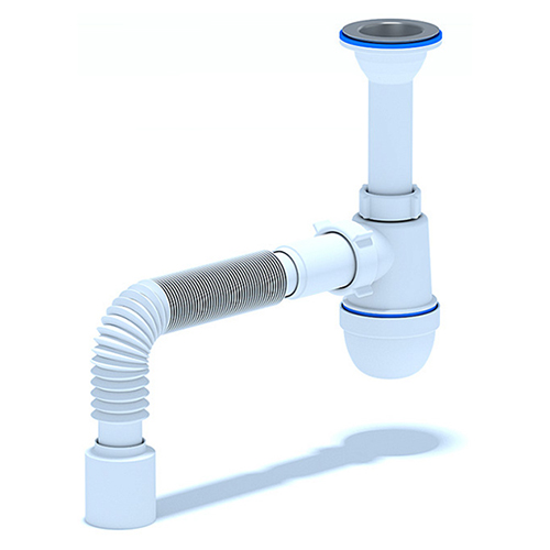 Новый товар «Сифон Ани 1.1/2"* 40 с гибкой трубой 40х50»