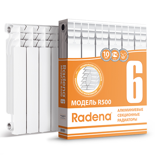 Купить Радиатор алюминиевый RADENA R500/85