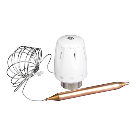 Термостатическая головка TEBO жидкостная с погружным датчиком Термостатическая головка TEBO жидкостная с погружным датчиком