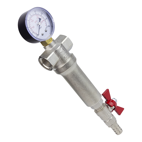 Новый товар «Промывной фильтр TEBO механической очистки воды с манометром ВН»