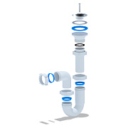 Купить Сифон Ани 1.1/2"х40 прямоточный1