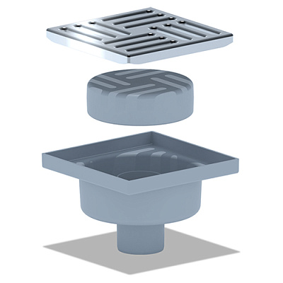 Трап АНИ Пласт вертикальный нерегулируемый1